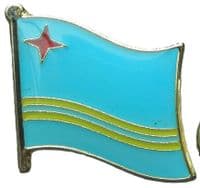 Aruba Country Flag Lapel Hat Cap Tie Pin Badge / Brooch - Oranjestad Brand New