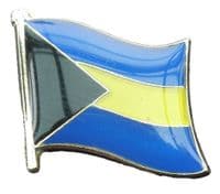 Bahamas Flag Pin Badge