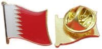 Bahrain Flag Lapel Hat Cap Tie Pin Badge - Kingdom Mamlakat al-Barayn