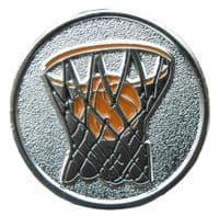 Basketball Lapel Hat Cap Tie Metal Pin Badge - B-ball Hoops Souvenir Gift - New