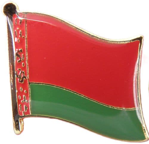 Belarus Belarusian Flag Pin Badge / Brooch