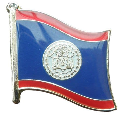 Belize Flag Pin Badge Brooch