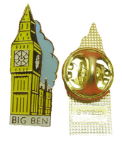 BIG BEN PIN BADGE UK LONDON GB BROOCH