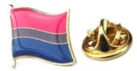 Bisexual Flag LGBT Pin Badge Brooch