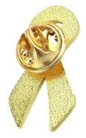 BLUE AWARENESS RIBBON PIN BADGE BROOCH