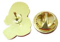 Blue Boxing Gloves Pin Badge