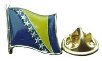 Bosnia and Herzegovina Flag Pin Badge Brooch