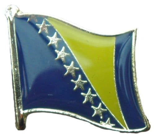 Bosnia and Herzegovina Flag Pin Badge Brooch
