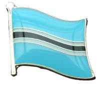 Botswana Flag Pin Badge / Brooch