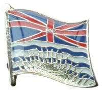 British Columbia Flag Pin Badge Brooch