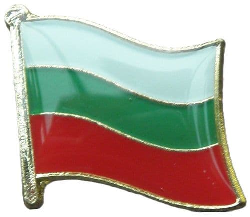 Bulgaria Flag Pin Badge Brooch