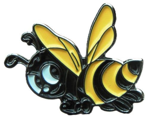 Bumble Bee Pin Badge Busy Brooch
