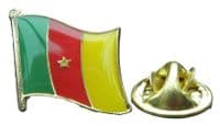 Cameroon Flag Pin Badge Republique du Cameroun