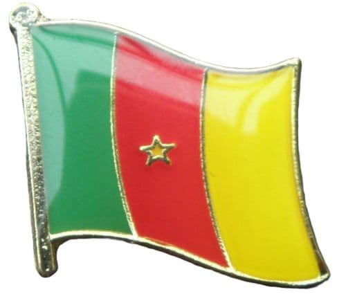 Cameroon Flag Pin Badge Republique du Cameroun