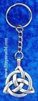 Celtic Knot Keyring Triquetra Trinity Triangle Key Ring
