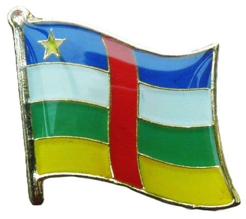 Central African Republic Flag Pin Badge CAR Africa