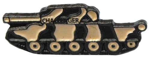 Challenger Battle Tank Pin Badge Military Army Brooch