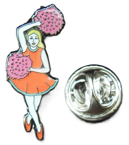 Cheerleader Pin Badge Brooch