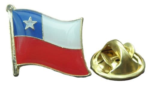 Chile Chilean Flag Pin Badge Repblica de Chile Republic