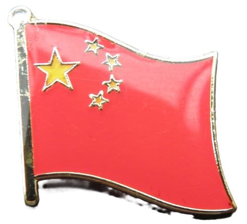 China Chinese Flag Pin Badge Brooch