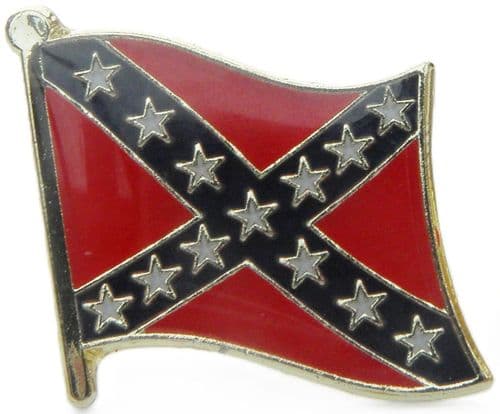 Confederate Flag Lapel Hat Cap Tie Pin Badge Rebel Gift Dixie Souvenir Brand New