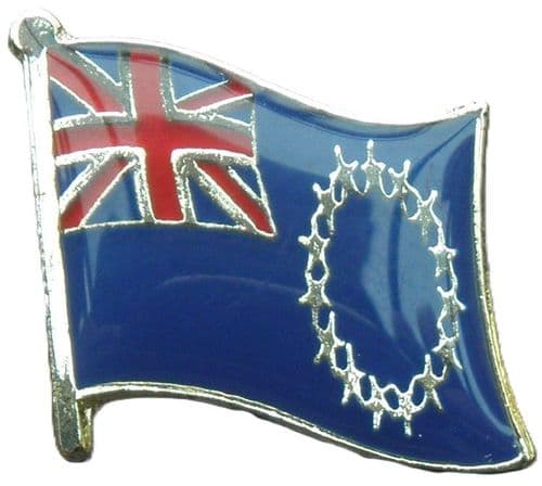 Cook Islands Flag Lapel Hat Cap Tie Pin Badge Kki 'irani Avarua Gift Souvenir