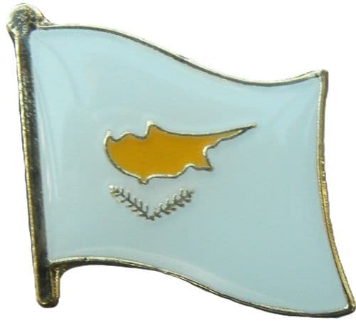 Cyprus Country Flag Lapel Hat Cap Tie Pin Badge   Kbrs New