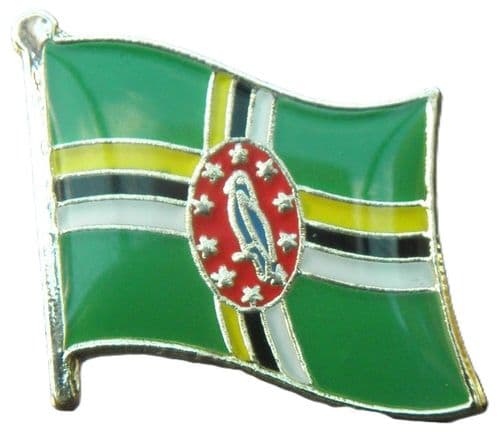 Dominica Country Flag Lapel Hat Cap Tie Pin Badge Dominique Waitikubuli New
