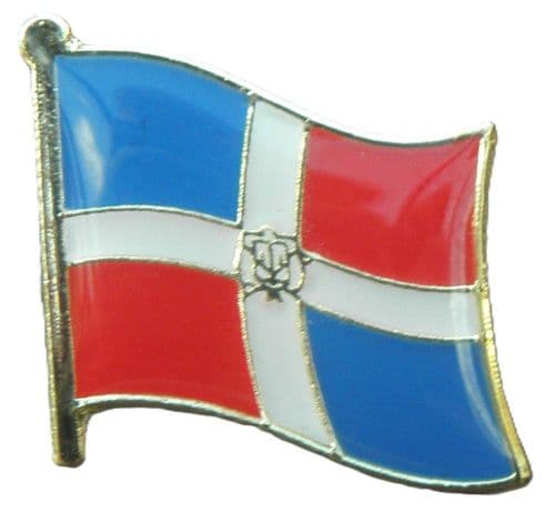 Dominican Republic Flag Lapel / Hat / Cap / Tie Pin Badge Repblica Dominicana