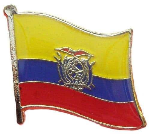 Ecuador Country Flag Lapel Hat Cap Tie Pin Badge Repblica del Ecuador New