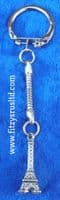 Eiffel Tower France Paris 3D Souvenir Metal Key Ring French Keyring Gift
