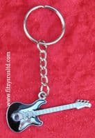 Electric Guitar Key Ring Guitarist Keyring Fender Musician Gift Souvenir