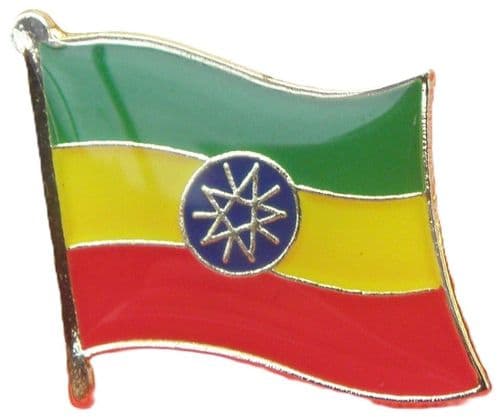 Ethiopia Ethiopian Country Flag - Lapel - Hat - Cap - Tie Pin Badge Brand New