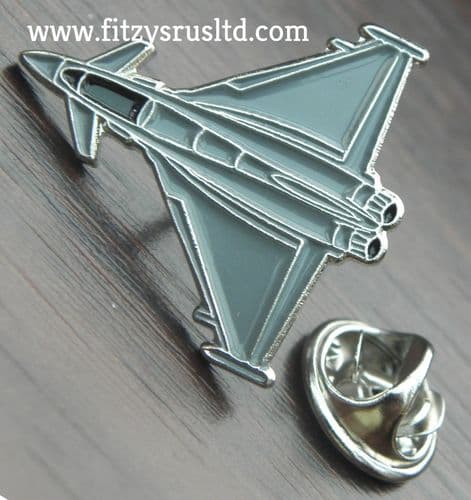 Euro Fighter Plane Aircraft Pilot Lapel Hat Tie Pin Badge Aviator Aeroplane Gift