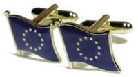 Europe EU Flag Cuff Links Europa European Euro Union Cufflinks