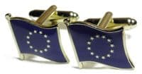 Europe EU Flag Cuff Links Europa European Euro Union Cufflinks