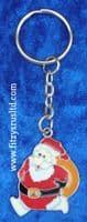 Father Christmas Key Ring Santa Claus Keyring Saint St Nicholas