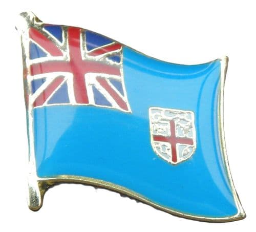 Fiji Flag Lapel Hat Cap Tie Pin Badge Matanitu ko Viti Fij Gaarjya Suva New