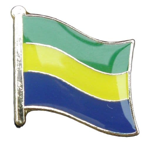Gabon Flag Lapel Hat Cap Tie Pin Badge Rpublique Gabonaise Gabonese Republic