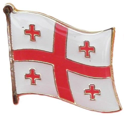 Georgia Country Flag Lapel Hat Cap Tie Pin Badge Georgian  Sakartvelo