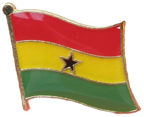 Ghana Ghanian Country Flag - Lapel - Hat - Cap - Tie Pin Badge Republic Gift New