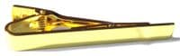 Gold Tie Bar Fix Clip Metal Clasp Plain