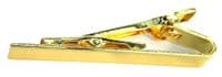 Gold Tie Bar Fix Clip Metal Clasp Plain