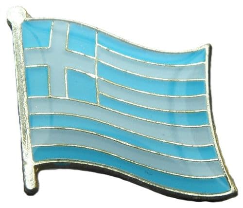Greece Greek Country Flag - Lapel - Hat - Cap - Tie Pin Badge