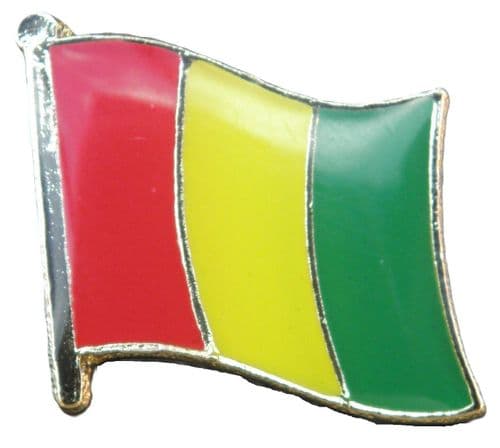 Guinea Country Flag Lapel Hat Cap Tie Pin Badge Rpublique de Guine Republic