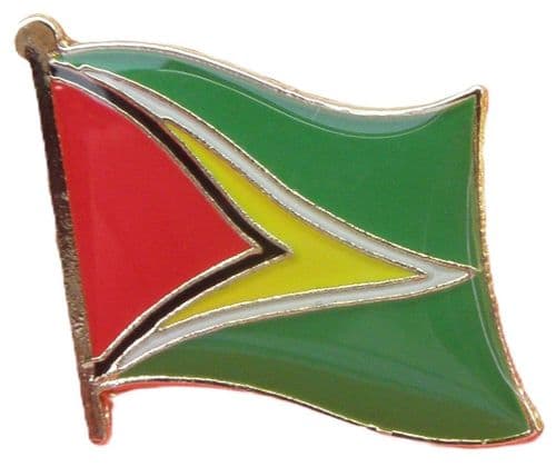 Guyana Country Flag - Lapel - Hat - Cap - Tie Pin Badge Co-operative Republic
