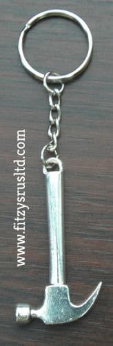 Hammer Keyring Builder Carpenter Plumber Gift Souvenir Key Ring