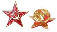 Hammer & Sickle Red Star Communist Lapel Pin Badge Brooch Revolution Socialist