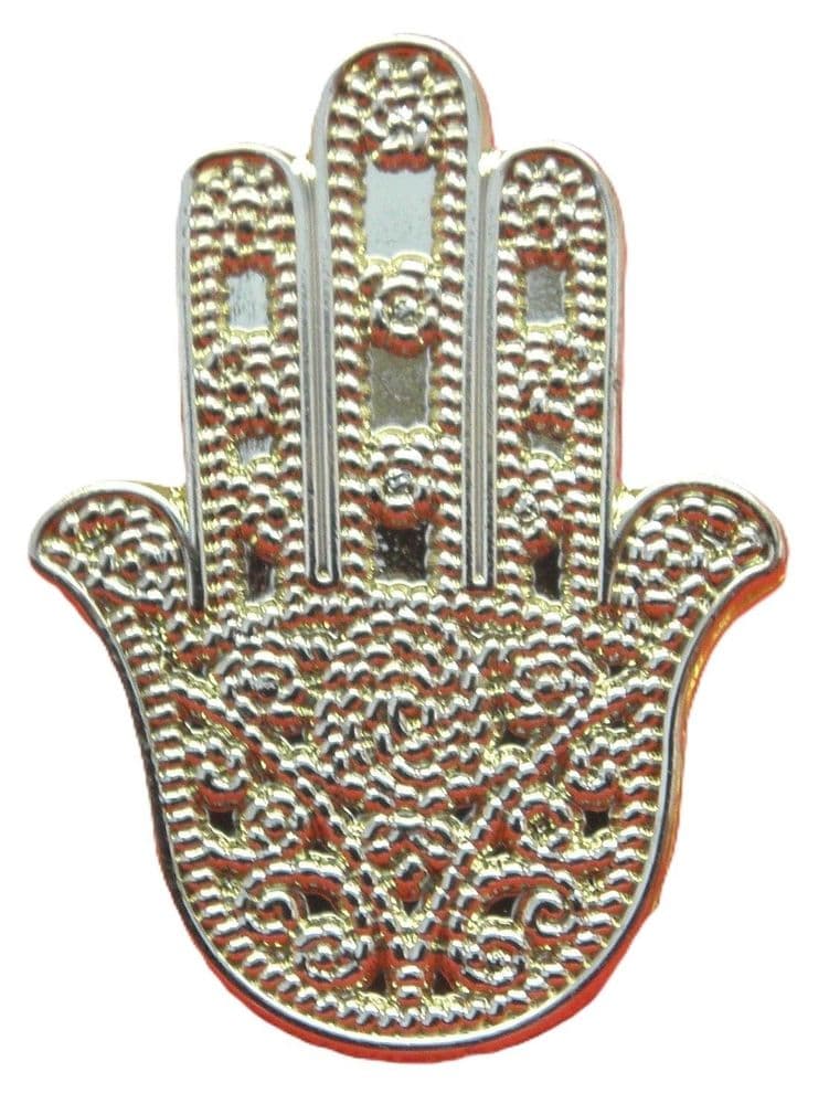 Hamsa Lapel Hat Cap Tie Pin Badge - Khamsa hand of Fatima Brooch - khomsah Charm