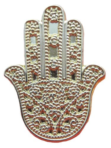 Hamsa Lapel Hat Cap Tie Pin Badge - Khamsa hand of Fatima Brooch - khomsah Charm